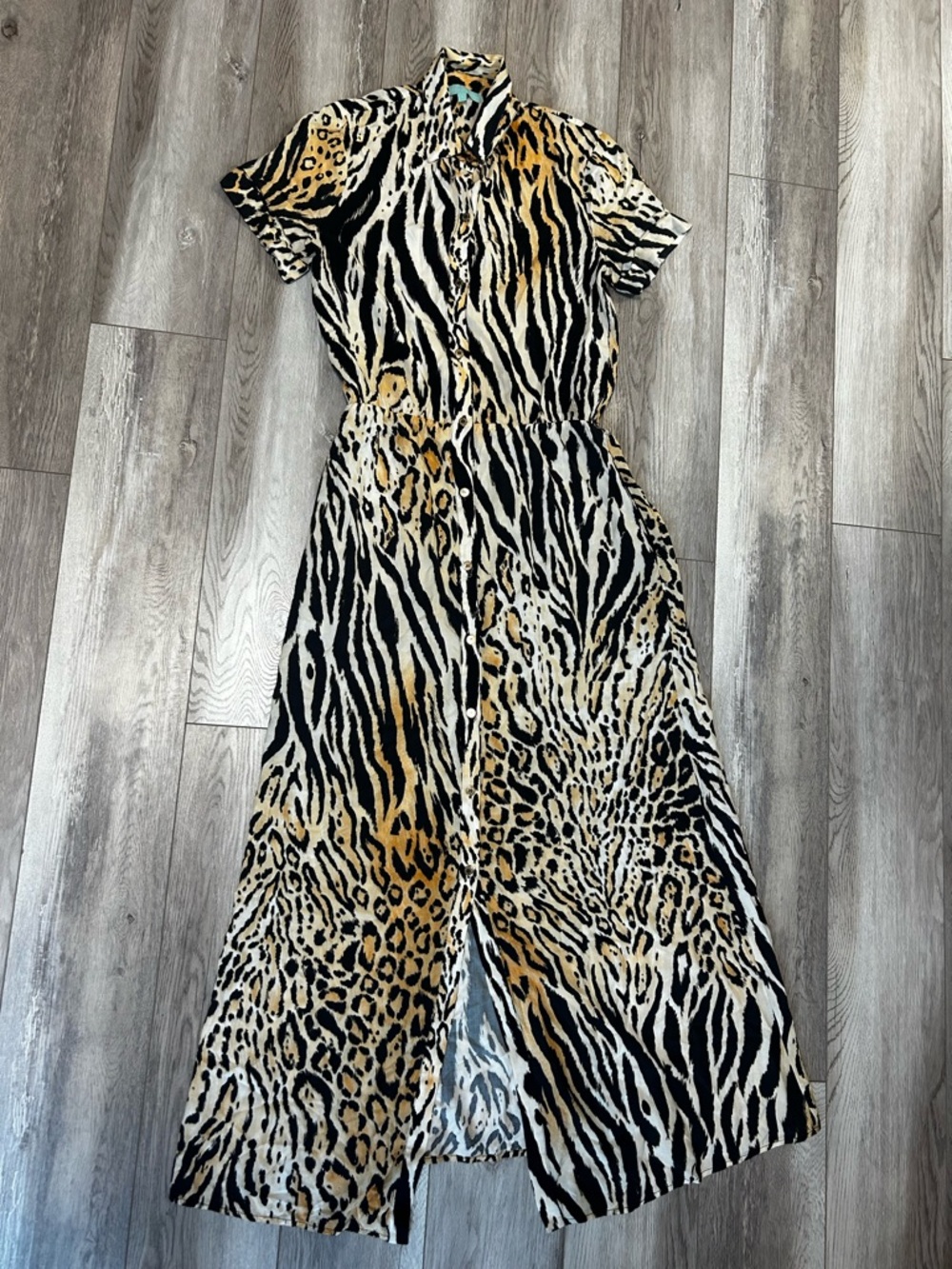 Melissa Odabash Animal Print Maxi Dress